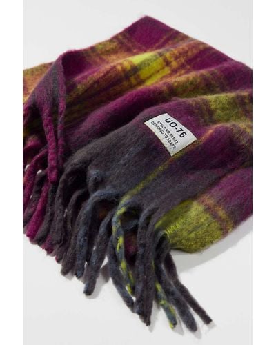 Urban Outfitters Uo Plaid Scarf - Multicolor