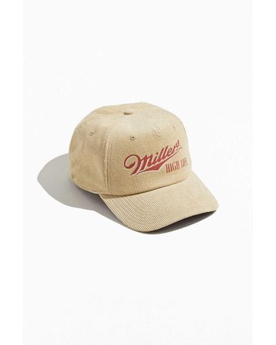 Urban Outfitters Miller High Life Corduroy Baseball Hat - Multicolour