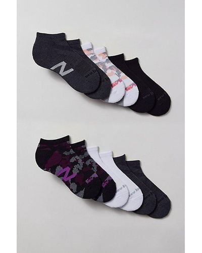 New Balance Performance Camo Logo Low Cut Sock 6-Pack - Multicolour
