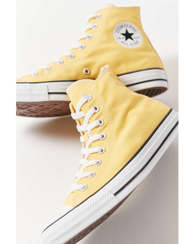 Converse Chuck Taylor All Star Seasonal Colour High Top Sneaker - Yellow