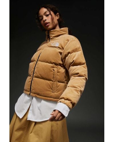 The North Face '92 Reversible Nuptse Puffer Jacket In Brown,at Urban Outfitters - Black
