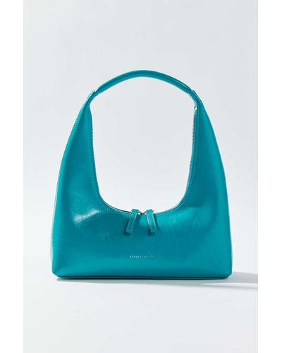 Marge Sherwood Contemporary Shoulder Bag - Blue