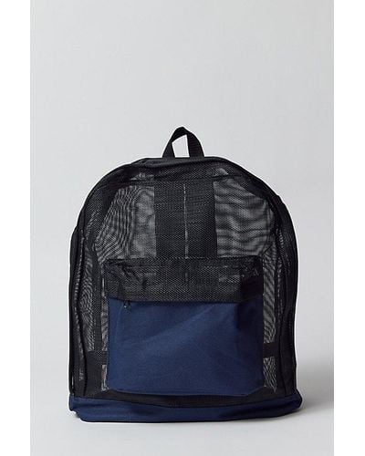 Urban Renewal Vintage Mesh Backpack - Blue