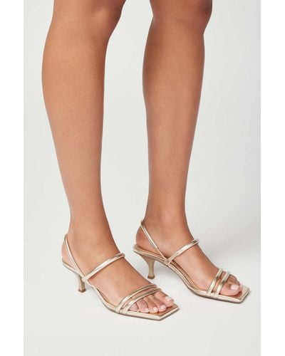 Seychelles Banks Heel In Gold,at Urban Outfitters - Metallic