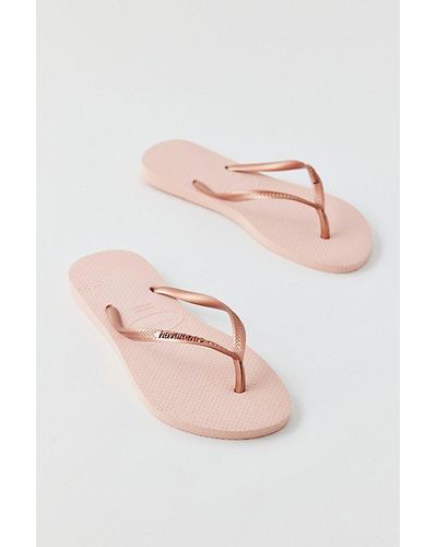 Havaianas Slim Flip Flops Sandal - Pink
