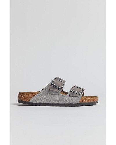 Birkenstock Arizona Soft Footbed Sandal - Grey