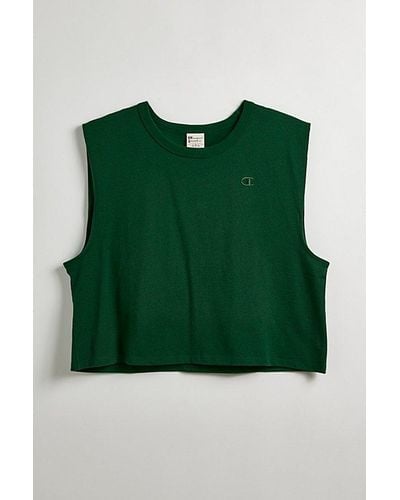 Champion Uo Exclusive Heritage Jersey Tank Top - Green