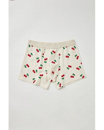 Urban Outfitters Cherry Tossed Icon Boxer Brief - Natural