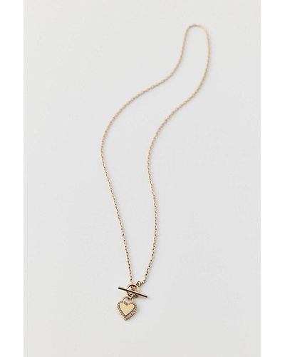 Five And Two Jewelry Vera Toggle Necklace - White