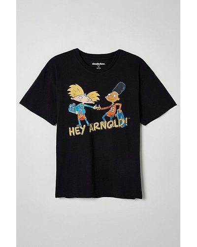 Urban Outfitters Hey Arnold Vintage Tee - Black