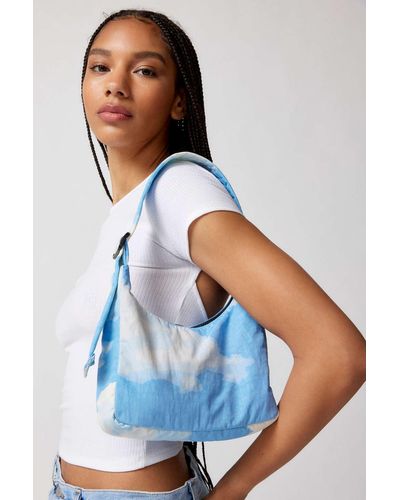 BAGGU Mini Nylon Shoulder Bag - Blue