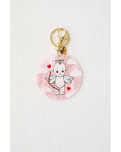 Urban Outfitters A Shop Of Things Baby Keychain - Pink
