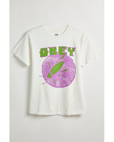 Obey Lay Waste Tee - Gray
