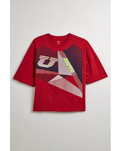 Urban Outfitters Uo Moto Boxy Tee - Red