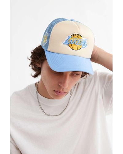 Mitchell & Ness Los Angeles Lakers Trucker Hat - Blue