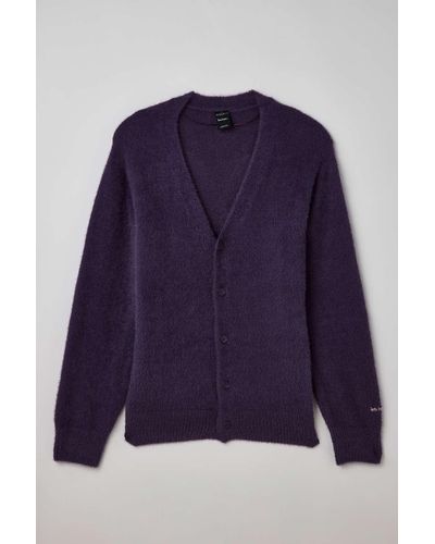 iets frans... Eyelash Cardigan In Purple At Urban Outfitters