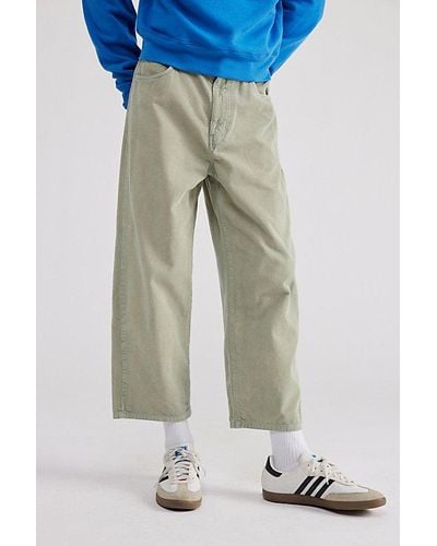 Urban Outfitters Uo Corduroy Cropped Skate Fit Pant - Blue