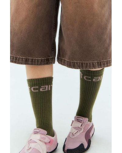 Carhartt Logo Crew Socks - Green
