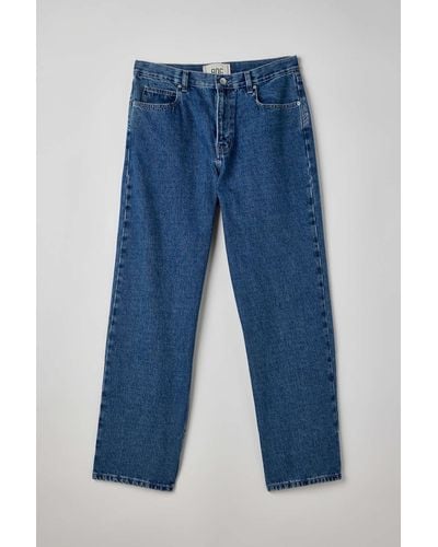 BDG Baggy Skate Fit Jean In Vintage Denim Dark At Urban Outfitters - Blue