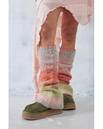 Out From Under Fuzzy Ombre Over-boot Leg Warmers - Multicolour