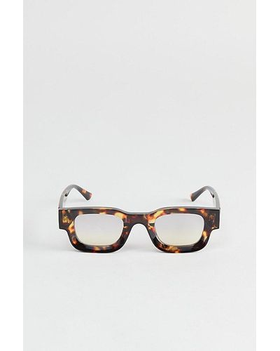 Urban Outfitters Reef Rectangle Sunglasses - Brown