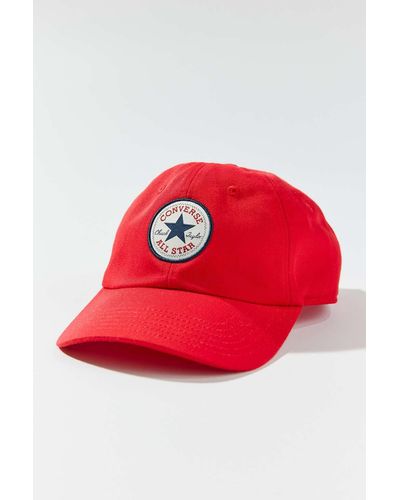 Converse Chuck Taylor All Star Patch Baseball Hat - Red