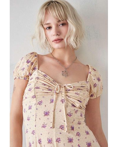 Urban Outfitters Uo - kurzoverall "erika" aus jersey - Mehrfarbig