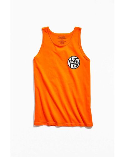 Urban Outfitters Dragon Ball Z Tank Top - Orange