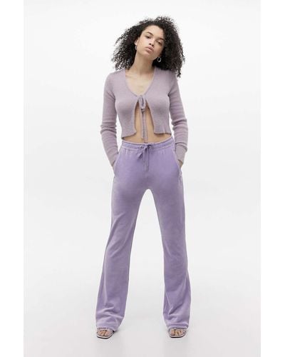 Juicy Couture Uo Exclusive Lilac Flare Joggers - Purple