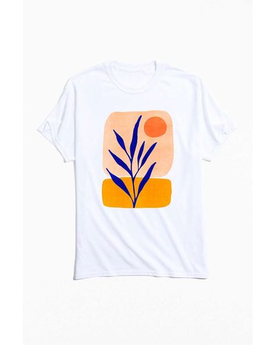 Urban Outfitters Modern Tropical Studios Peaceful Place Tee - White