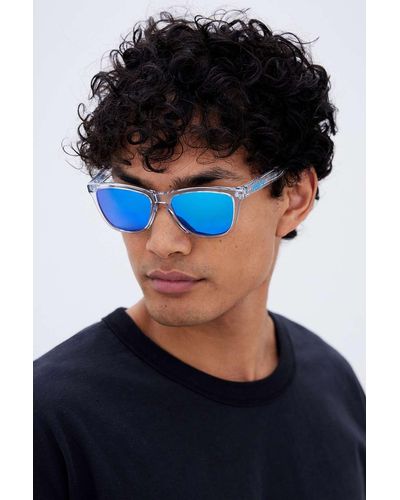 Oakley Clear Frogskins Sunglasses - Blue