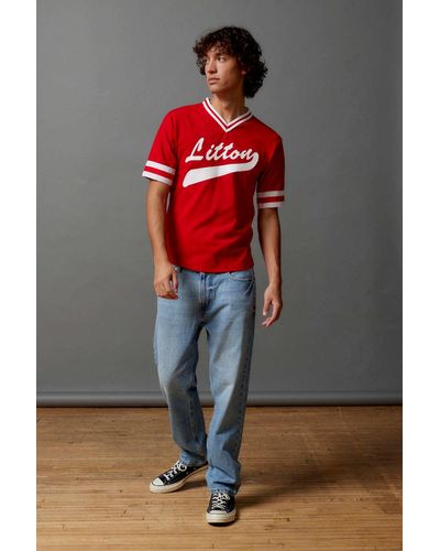 BDG Denim Baseball Shirt