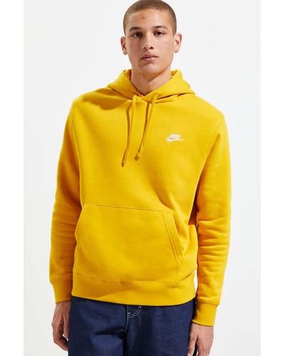 Nike Club Full-zip Hoodie - Yellow