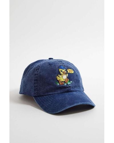 Urban Outfitters Uo Navy What The Duck Cap - Blue