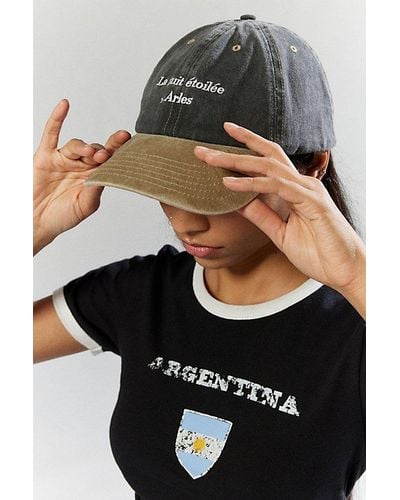 Urban Outfitters Sur Le Toit Monde Dad Baseball Hat - Black