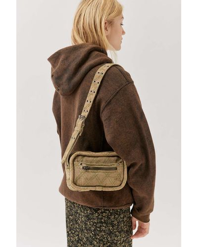 Urban Outfitters Dakota Denim Crossbody Bag - Brown
