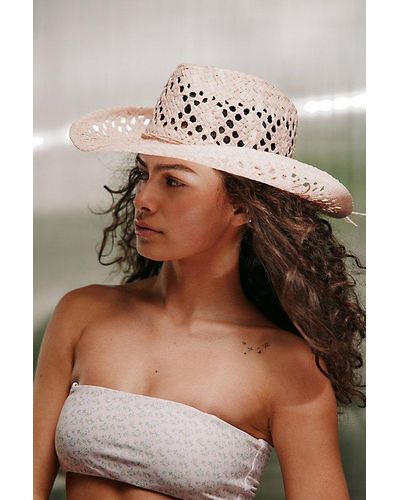Urban Outfitters Dakota Straw Cowboy Hat - Natural