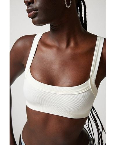 Out From Under Riptide Seamless Ribbed Bralette - Brown