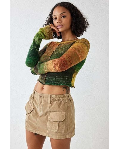 Corduroy utility skirt cheap