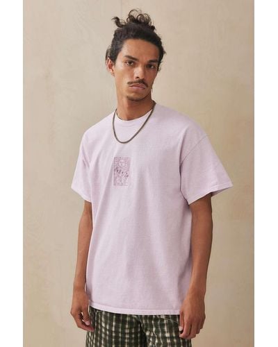 Urban Outfitters Uo Pink Sun Motif T-shirt