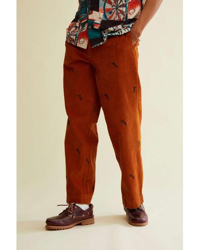Urban Outfitters Uo Critter Icon Corduroy Skate Pant - Brown