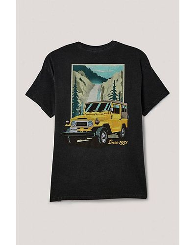 Urban Outfitters Toyota Land Cruiser Vintage Graphic Tee - Black