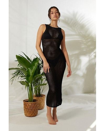 Out From Under Life'A Beach Maxi Dress Cover-Up - Black