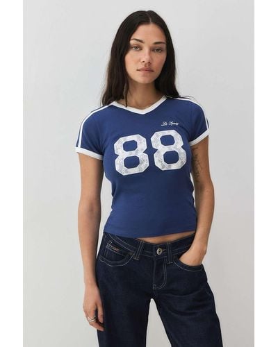 Urban Outfitters Uo Le Sport Football Baby T-shirt - Blue