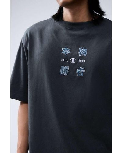 Champion Uo Exclusive Black Japanese T-shirt