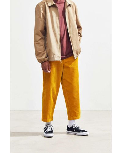 Urban Outfitters Uo Corduroy Skate Chino Pant - Yellow