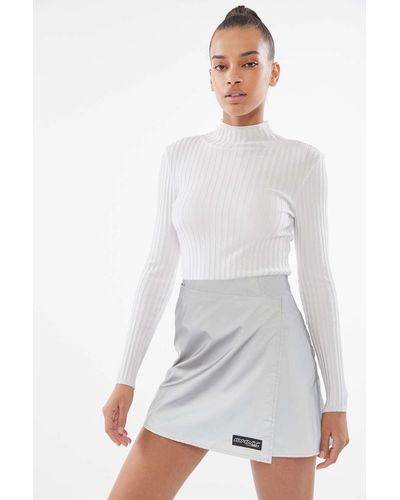 DKNY Tech Uo Exclusive Reflective Wrap Skirt - Multicolour