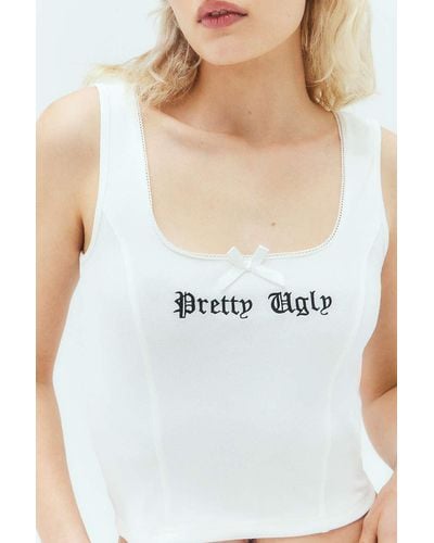 The Ragged Priest Sweetie Tank Top - White