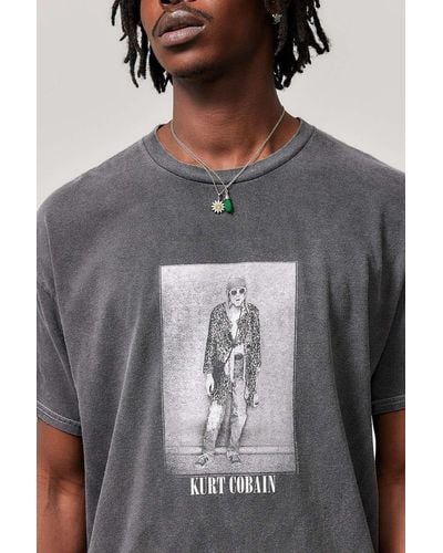 Urban Outfitters Uo Kurt Cobain T-shirt - Grey