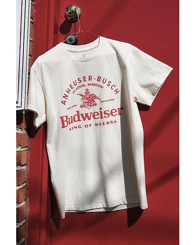 Urban Outfitters Budweiser King Of Beers Tee - Red